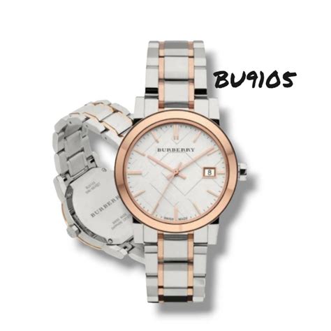 Burberry Two Tone Rose Gold Stainless Steel 